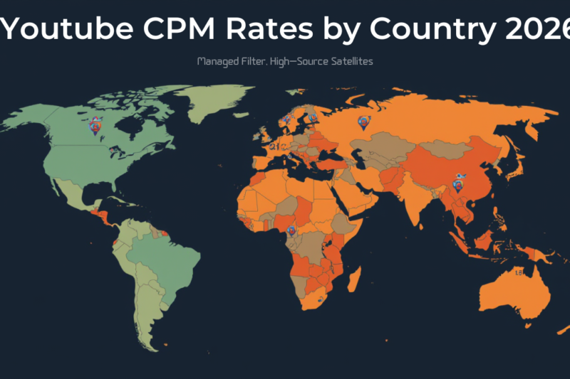 YouTube CPM Rates by Country 2026