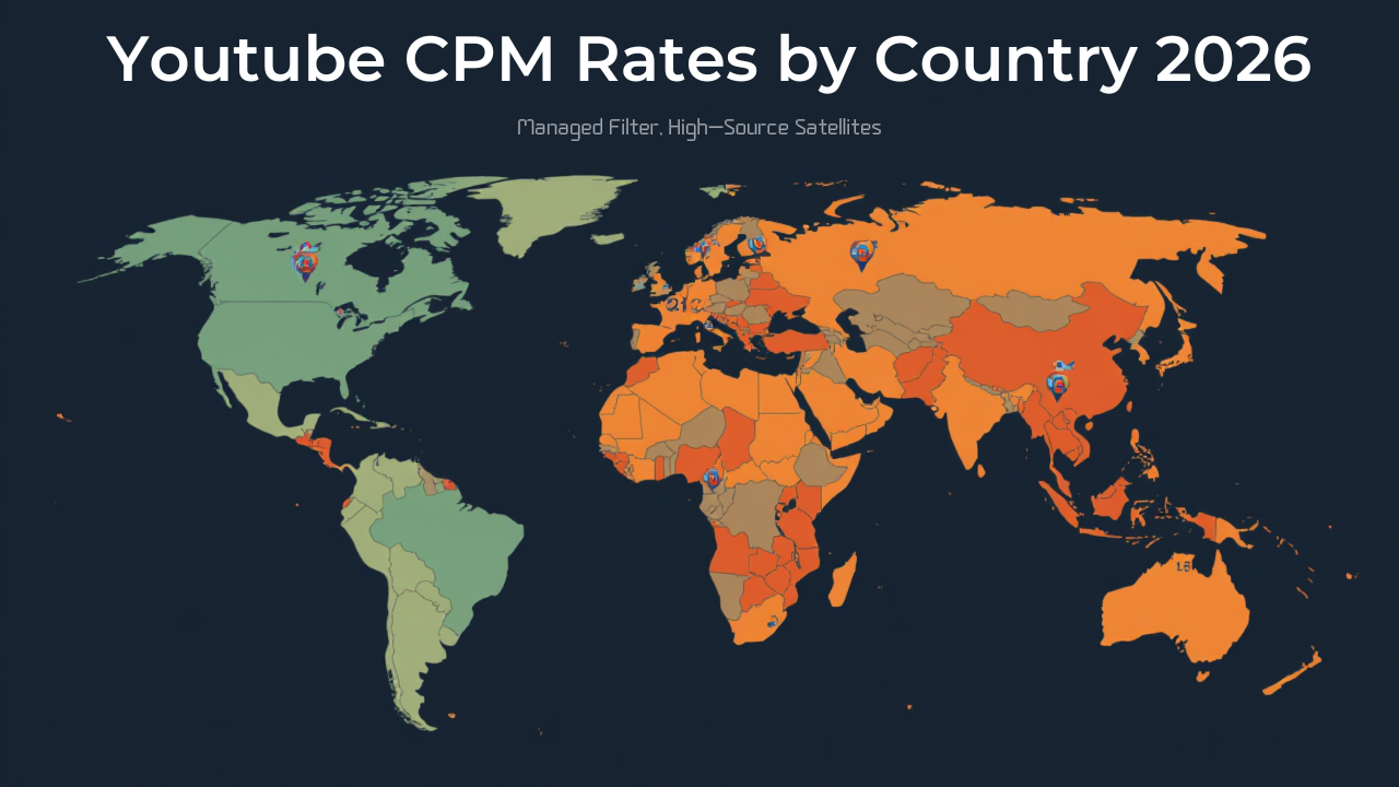 YouTube CPM Rates by Country 2026